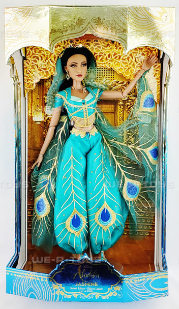 Disney Aladdin Princess Jasmine Live Action Film Doll Disney Store USED
