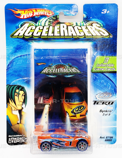 Hot Wheels AcceleRacers Synkro Car Mattel 2004 #G8093 NEW