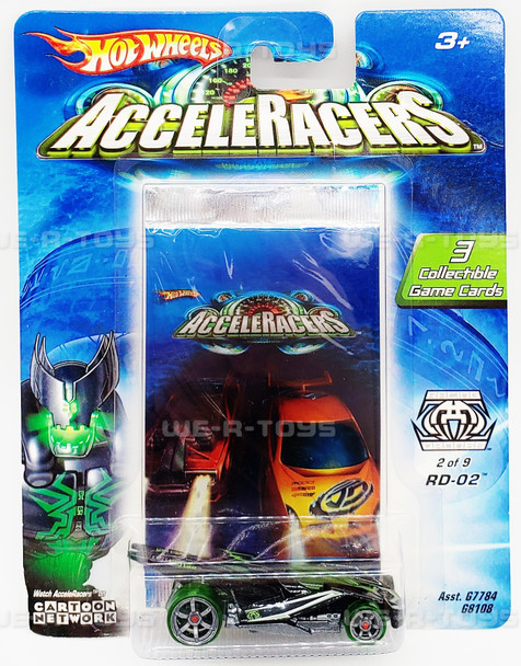 Hot Wheels AcceleRacers RD-02 Car Mattel 2004 #G8108 NEW