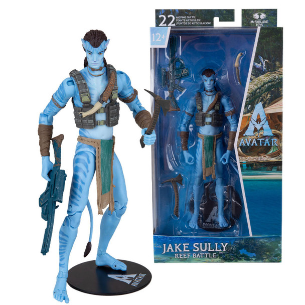 Avatar The Way of Water Jake Sully Reef Battle 7" Action Figure McFarlane Toys