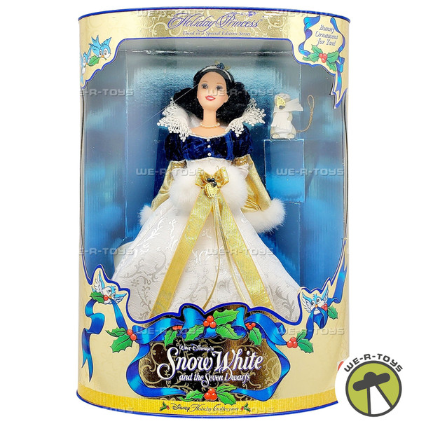 Disney's Snow White Holiday Princess Doll with Ornament 1998 Mattel 19898