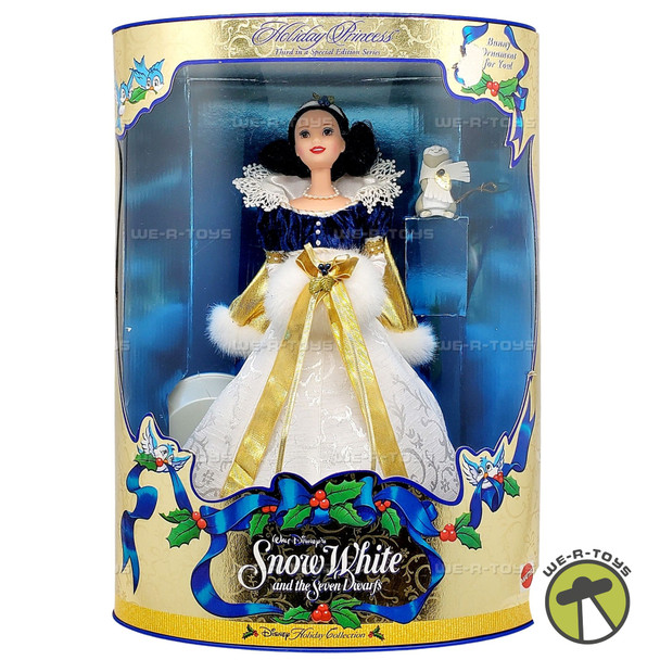 Disney's Snow White Holiday Princess Doll with Ornament 1998 Mattel 19898