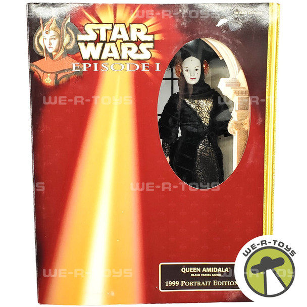 Star Wars Episode I Queen Amidala in Black Travel Gown 1998 Hasbro 61773
