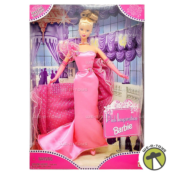 Pink Inspiration Blonde Barbie Doll Toys R Us Exclusive 1998 Mattel 21914