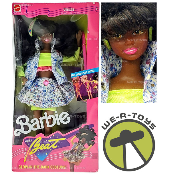 Barbie and the Beat Christie Doll Glow-In-The-Dark Outfit 1989 Mattel 2754