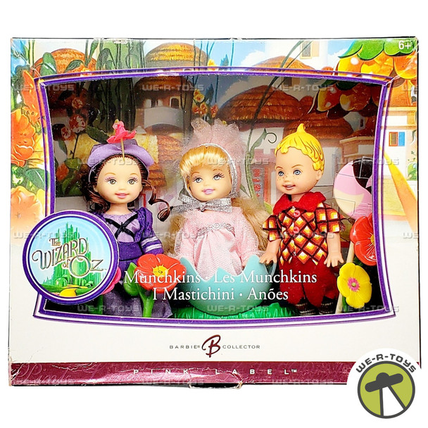 The Wizard of Oz Munchkins Kelly and Tommy Dolls 2006 Mattel No. K9413