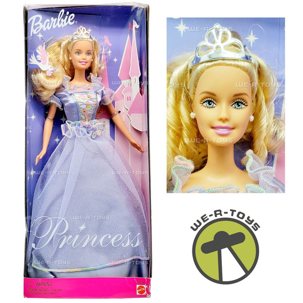 Barbie Dove Princess Doll Wears Glittery Gown & Silvery Crown 2000 Mattel 28264