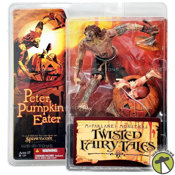 McFarlane's Monsters Twisted Fairy Tales Peter Pumpkin Eater Collectible Figure