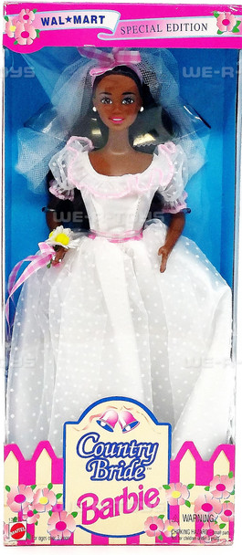 Country Bride African American Barbie Doll 1994 Mattel #13615
