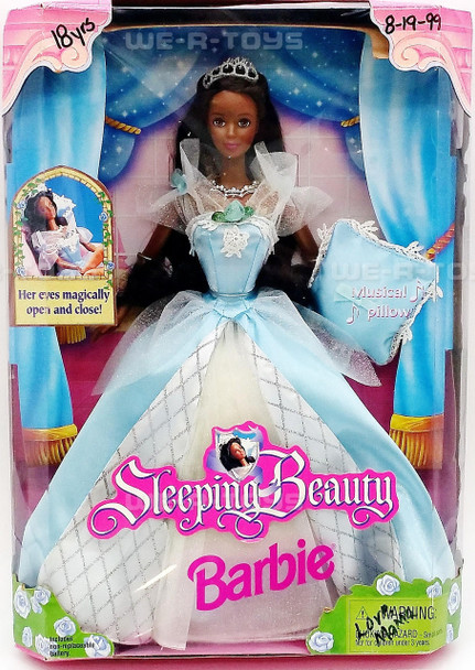 Barbie Sleeping Beauty African American Barbie Doll 1998 Mattel #20490