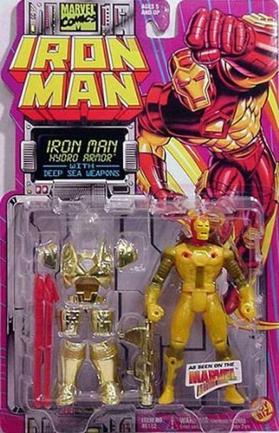 Iron Man Hydro Armor Articulated Marvel AF Toy Biz 1994