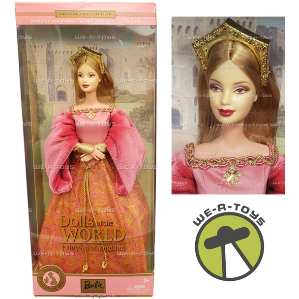 Barbie Princess of England Dolls of the World Collection 2003 Mattel #B3459 NRFB