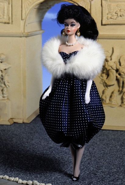 Gay Parisienne Barbie Doll Porcelain Treasures Collection Limited Edition 9973