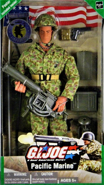 G.I. Joe World War II Liberators Pacific Marine 12" Action Figure Hasbro 2003