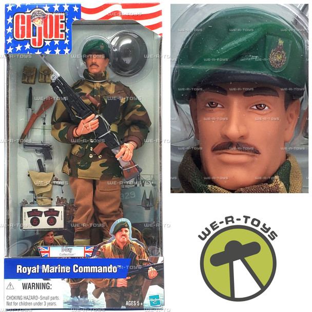 G.I. Joe Royal Marine Commando Action Figure D-Day Collection 2001 Hasbro #81787