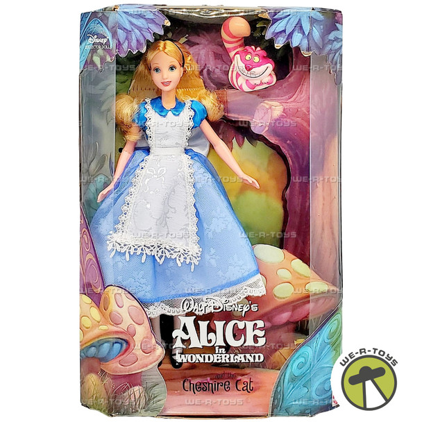Disney's Alice in Wonderland with Cheshire Cat Collector Doll 1999 Mattel 25593