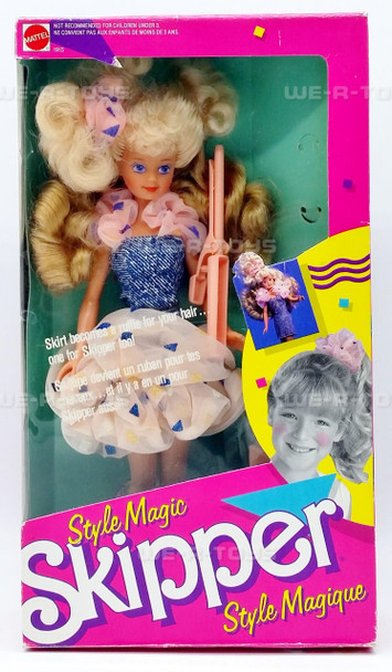 Barbie Style Magic Skipper Doll Canadian Edition 1988 Mattel 1915 NRFB