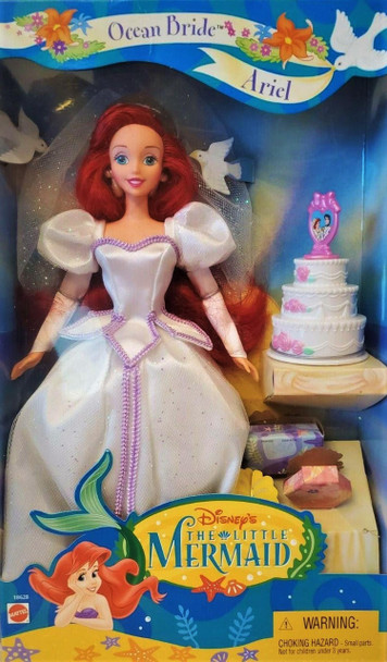 Disney's The Little Mermaid Ocean Bride Ariel Doll 1997 Mattel 18628