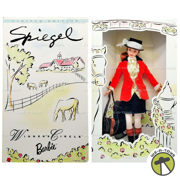 Spiegel Winner's Circle Limited Edition Collector Barbie 1996 Mattel 17441