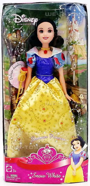 Disney's Snow White Shimmer Princess 2007 Mattel #L9271