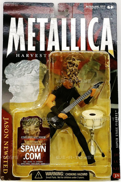Jason Newsted Metallica Harvesters of Sorrow Figure 2001 McFarlane Toys #12304