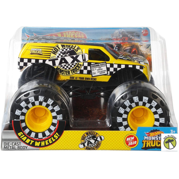 Hot Wheels Monster Trucks Taxi, 1:24 Scale