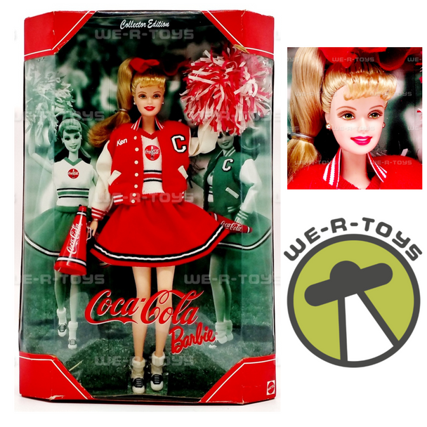 Coca Cola Cheerleader Barbie Doll Collector Edition 2000 Mattel 28376 NRFB