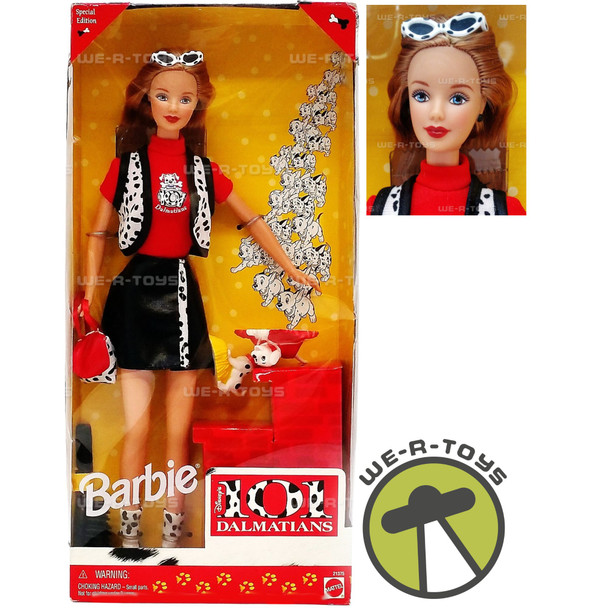 Disney's 101 Dalmatians Special Edition Redhead Barbie Doll 1998 Mattel 21375