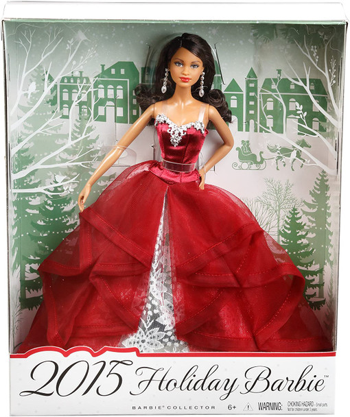 2015 Holiday Barbie African American Doll Mattel CHR78