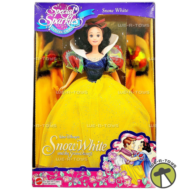 Disney's Snow White Special Sparkles Collection Doll 1994 Mattel 11832
