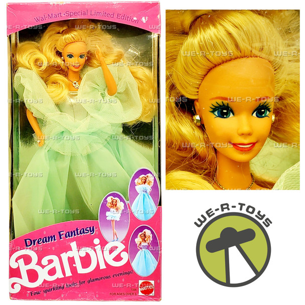 Frills & Fantasy Barbie Doll Special Walmart Limited Edition 1988 Mattel 1374