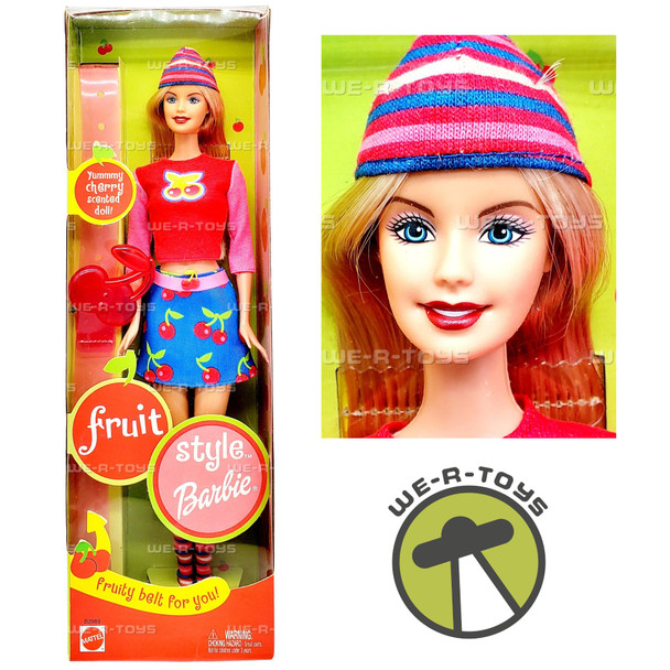 Fruit Style Barbie Cherry Scented Doll 2002 Mattel B2989
