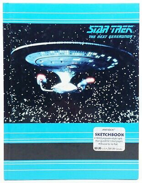 1993 Antioch Paramount Picture Star Trek The Next Generation 144 Page Sketchbook