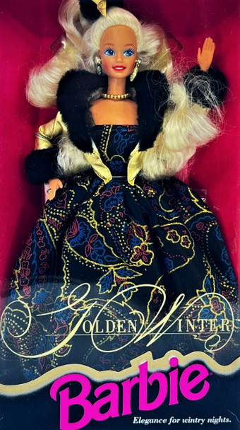 Barbie Golden Winter Doll The Evening Elegance Series Limited Edition 1993