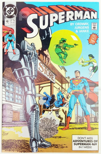 1990 DC Adventure Of Superman Comic Book No. 468