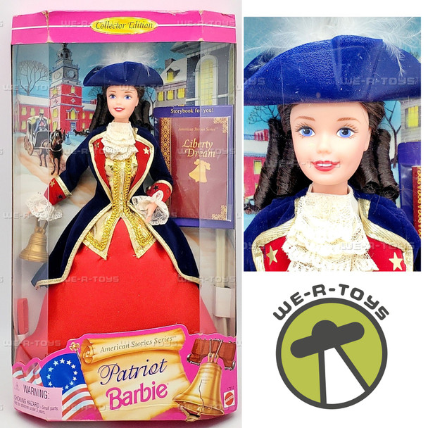 Patriot Barbie American Stories Series Collector Edition Doll 1996 Mattel 17312