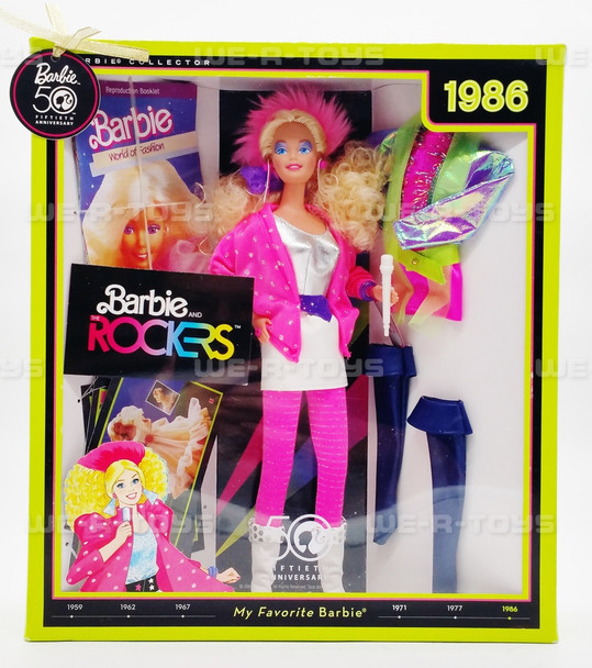 My Favorite Barbie 1986 Time Capsule Rockers Doll 2008 Mattel N4979