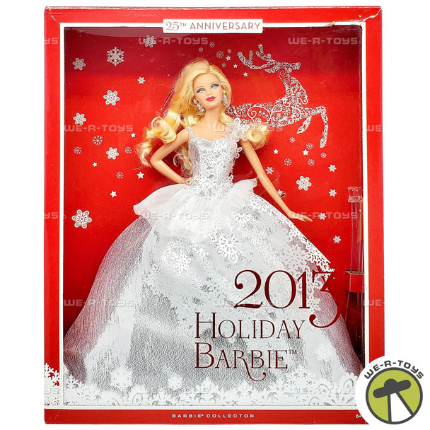2013 Holiday Doll 25th Anniversary Barbie Doll Mattel X8271