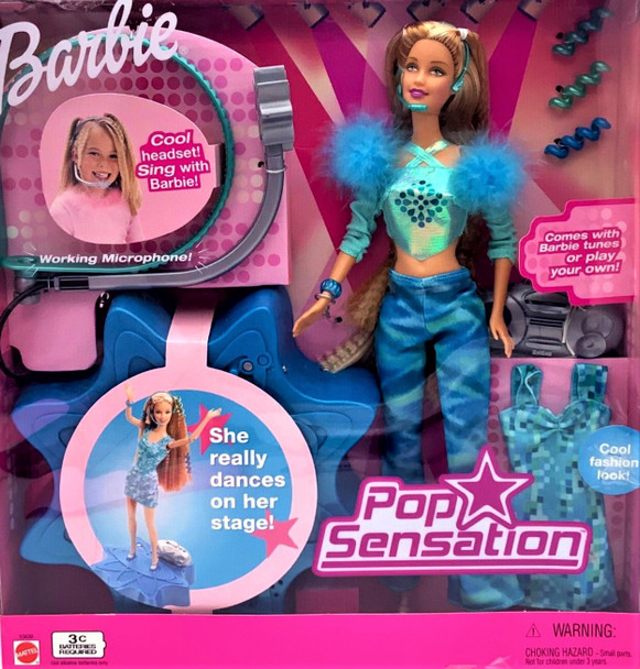 Barbie Pop Sensation Doll with Accessories 2002 Mattel 55630