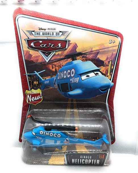 Disney Pixar Dinoco Helicopter World of Cars Edition 1:55 Scale Mattel