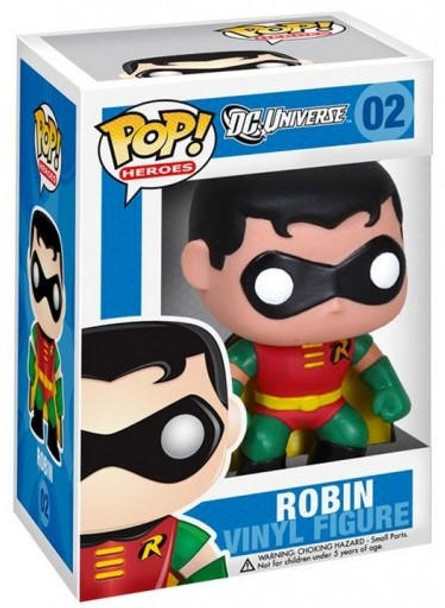 DC Funko Pop! Heroes DC Universe 02 Robin Vinyl Bobble-Head Figure