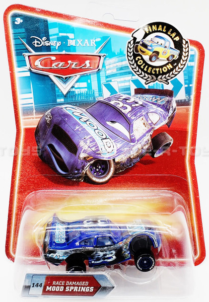 Disney Pixar Cars Final Lap Collection Race Damaged Mood Springs Diecast Car NEW