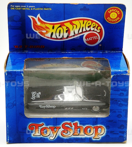 Hot Wheels Toy Shop Black '63 T-Bird Vehicles #23588 Mattel 1999 NRFB