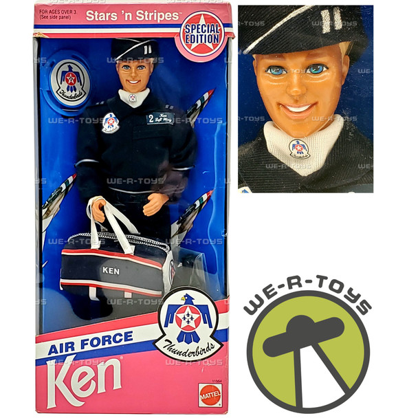 Stars 'n Stripes Air Force Thunderbirds Ken Doll 1993 Mattel 11554