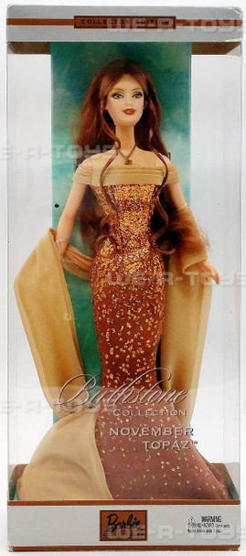 Barbie November Topaz The Birthstone Collection Barbie Doll 2002 Mattel #B2396