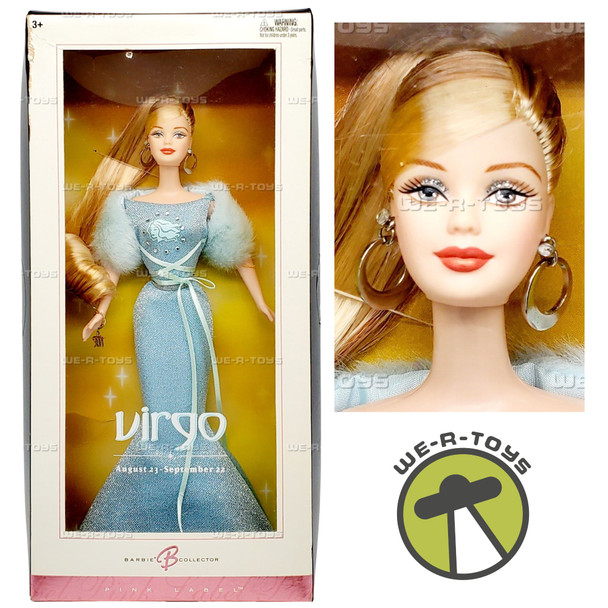 Zodiac Virgo Barbie Pink Label Doll 2004 Mattel No. C3823