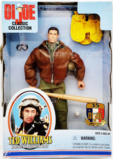 G.I. Joe Classic Collection Ted Williams Korean War Fighter Pilot Figure Hasbro