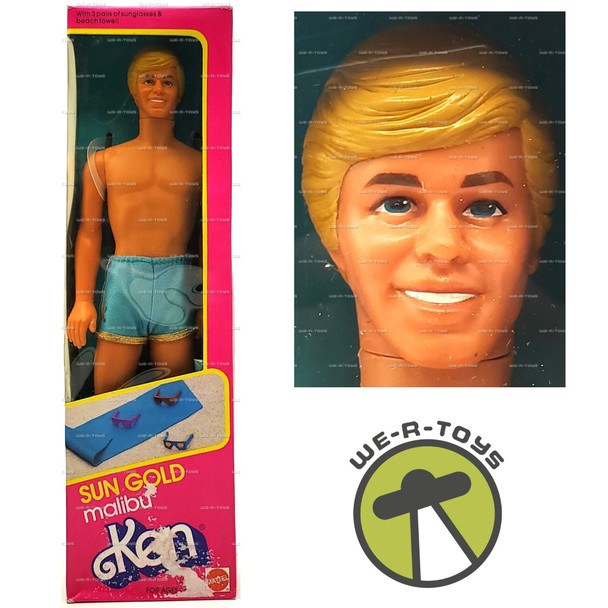 Barbie Sun Gold Malibu Ken Doll Vintage 1983 Mattel No. 1088