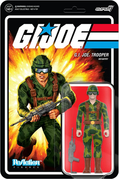 G.I. Joe G. I. Joe Infantry Trooper Goggles 3.75" ReAction Figure Super7