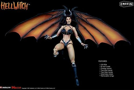 Coffin Comics Legacy Series HellWitch 6" Action Figure Executive Replicas